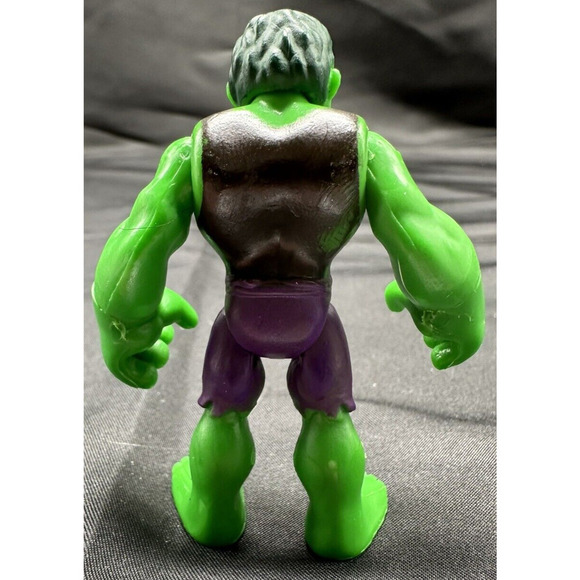 Rare Marvel Hasbro Hulk Imaginext Playskool Action Figure Super Hero Squad - Picture 2 of 2